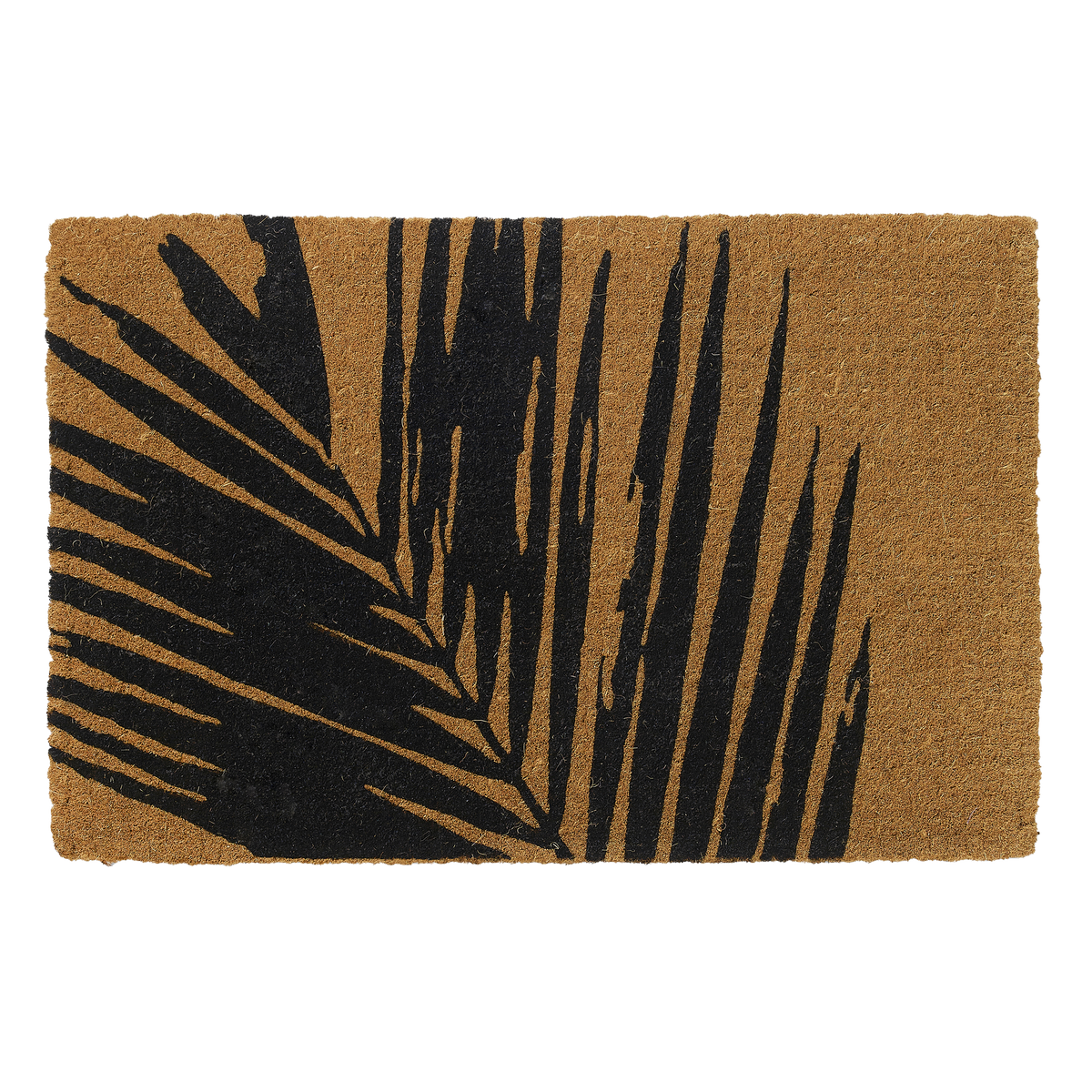 Summertime Palm Leaf Coir Doormat