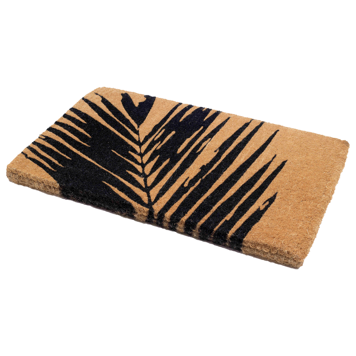Summertime Palm Leaf Coir Doormat
