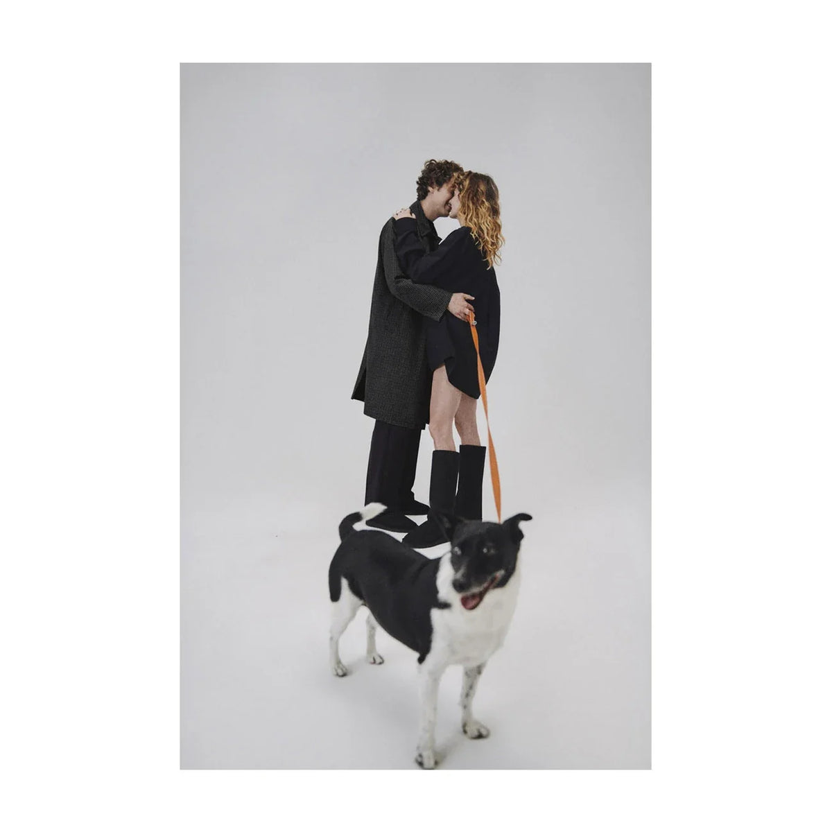 Sustainable black vegan tall shoes