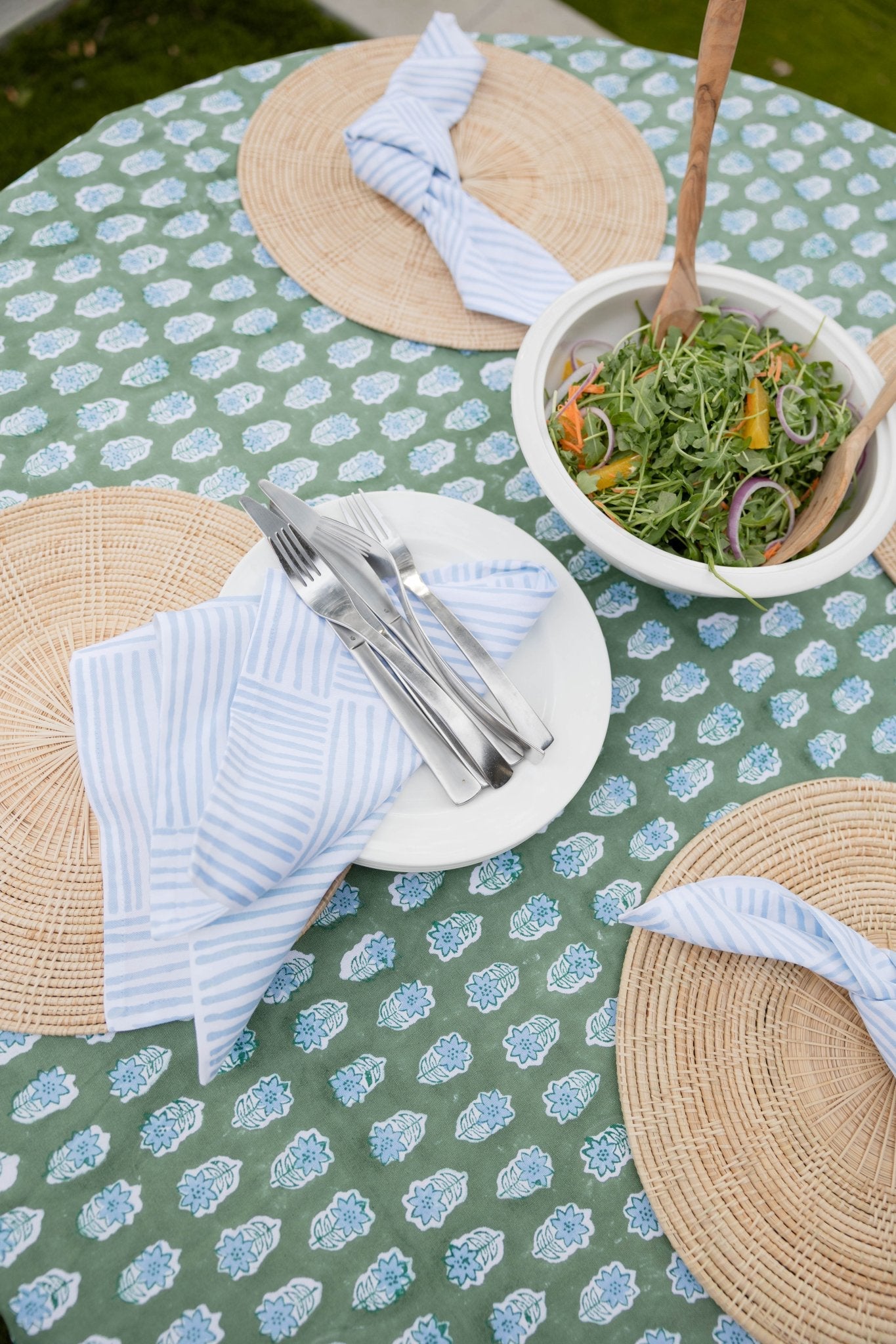 Table Throw - Lily - Sage