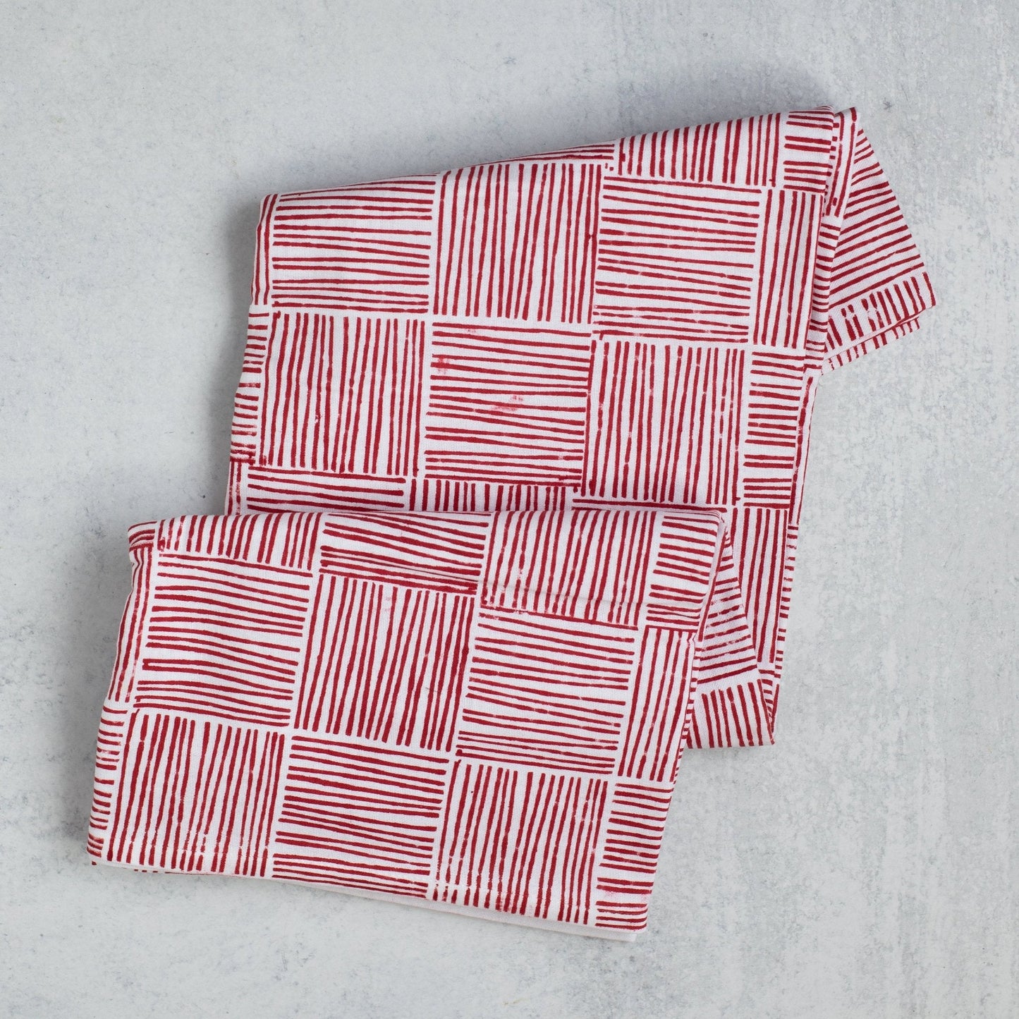 Table Runner - Stripe, Red