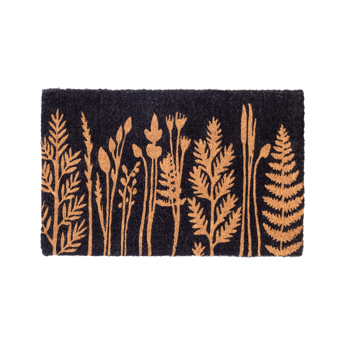 Tall Grass - Black Coir Doormat