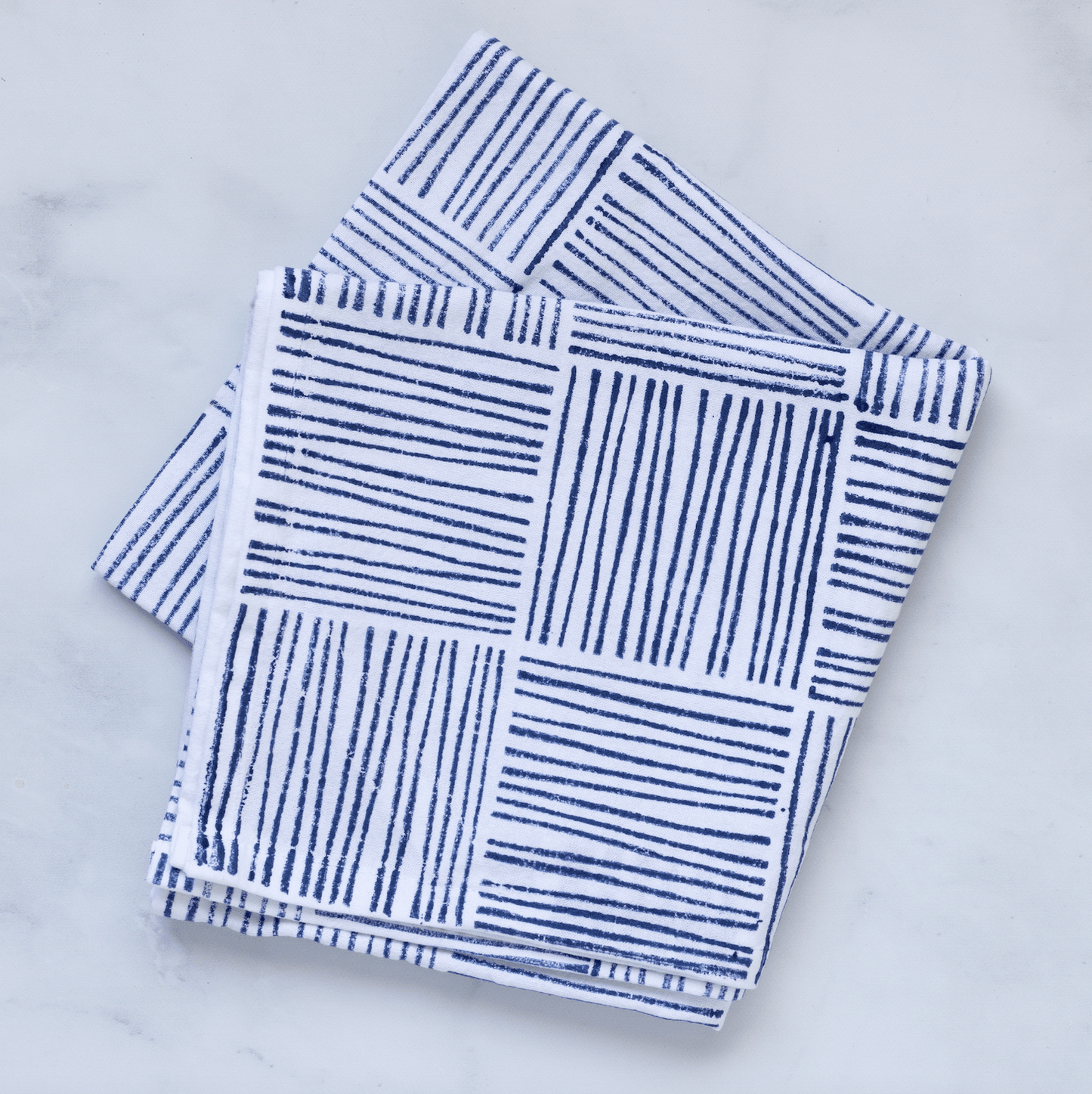 Tea Towel - Stripe, Navy