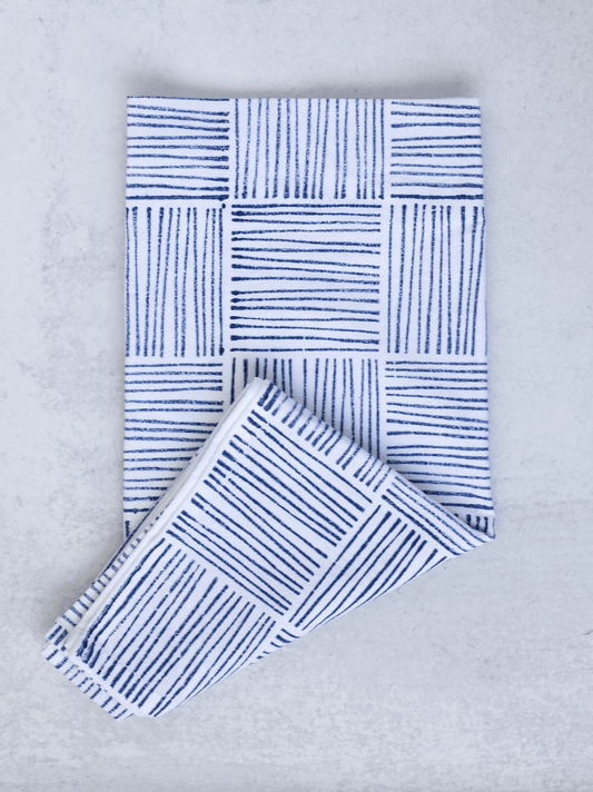 Tea Towel - Stripe, Navy