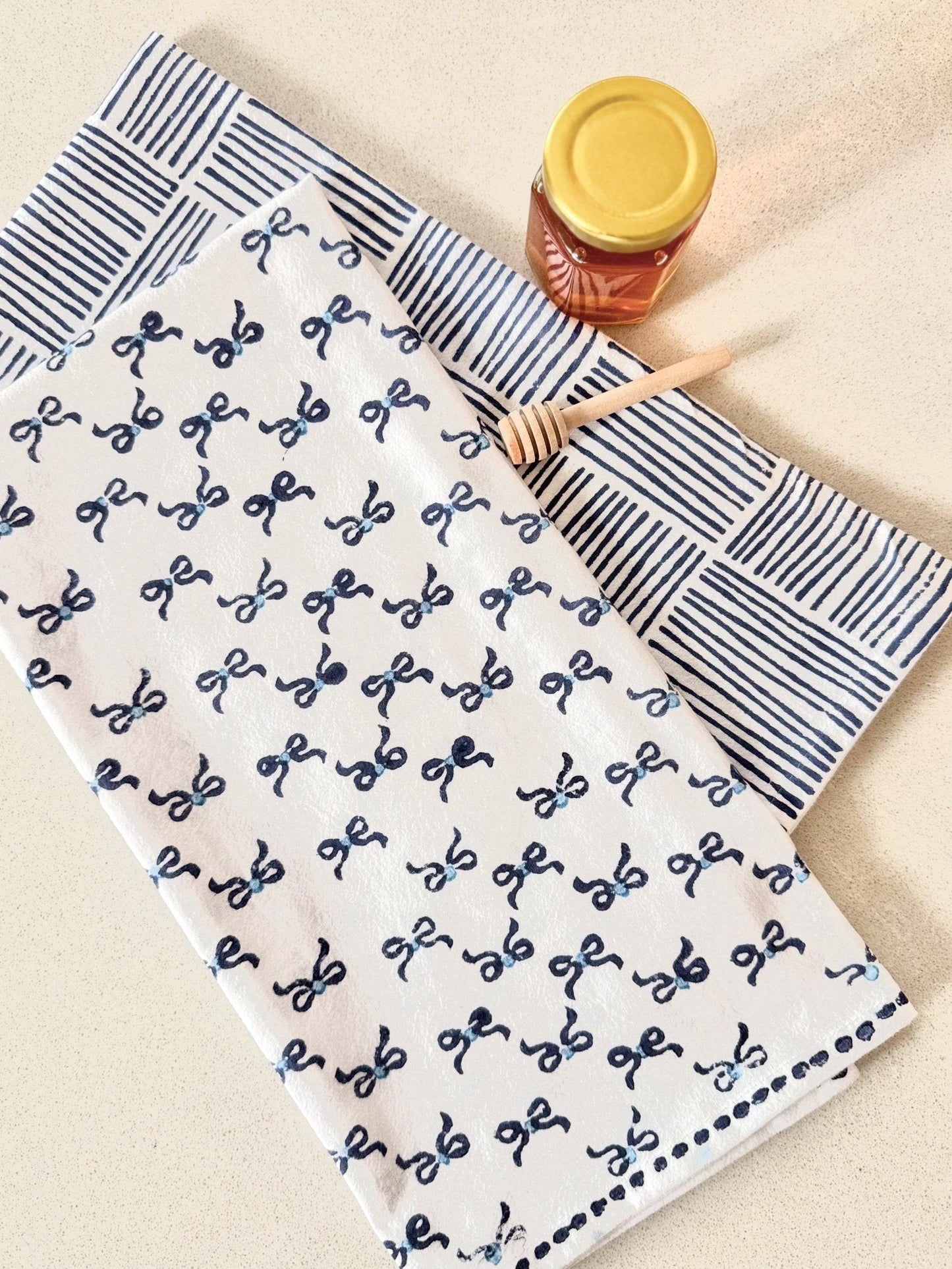 Tea Towel - Stripe, Navy