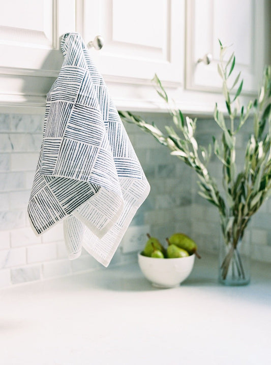 Tea Towel - Stripe, Navy