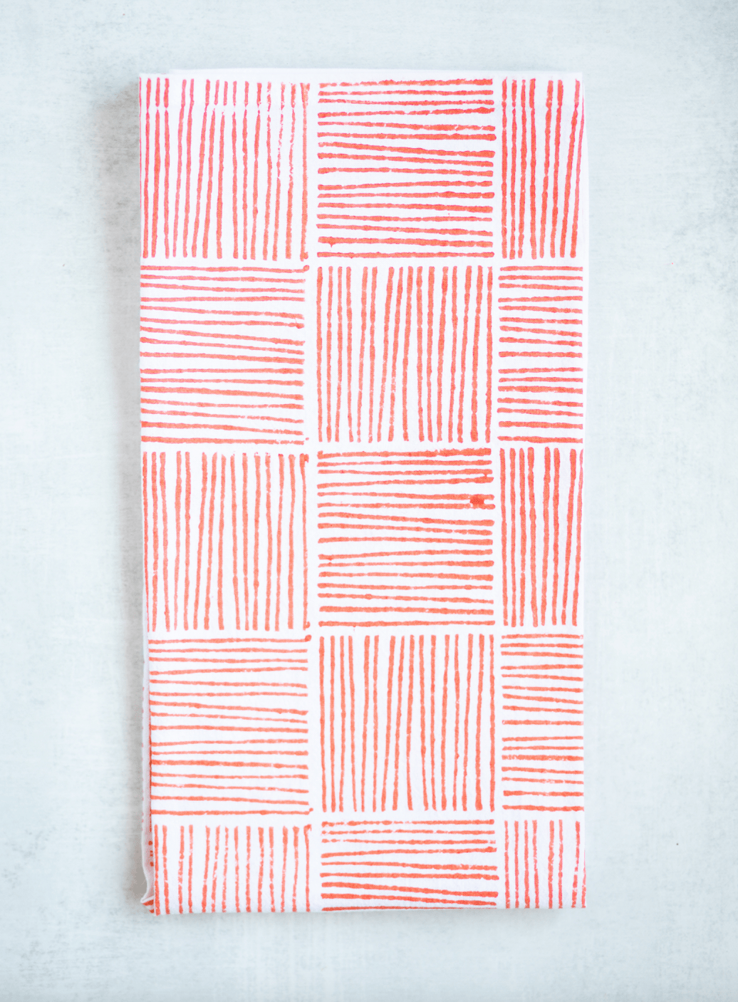 Tea Towel - Stripe, Orange