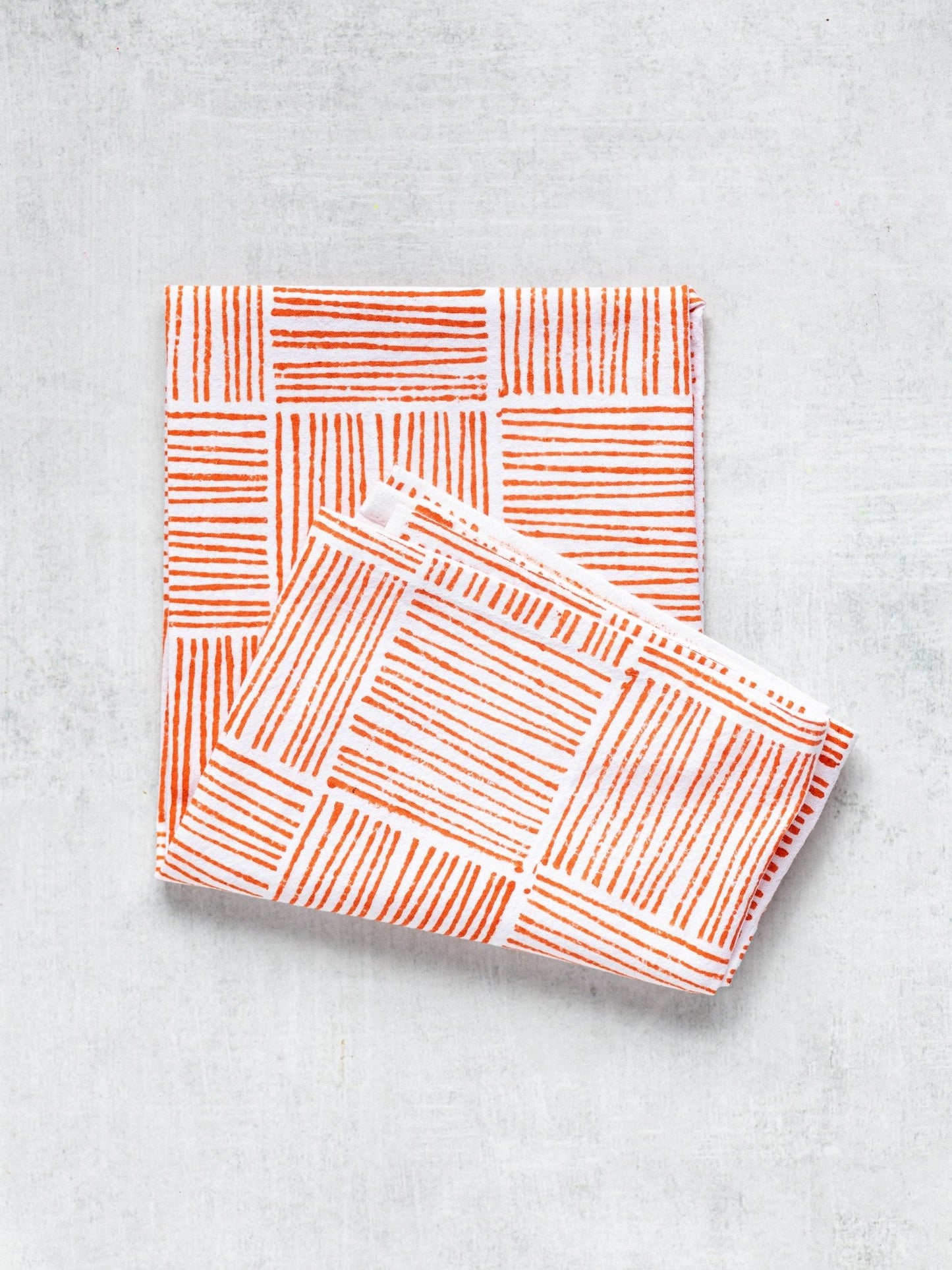 Tea Towel - Stripe, Orange