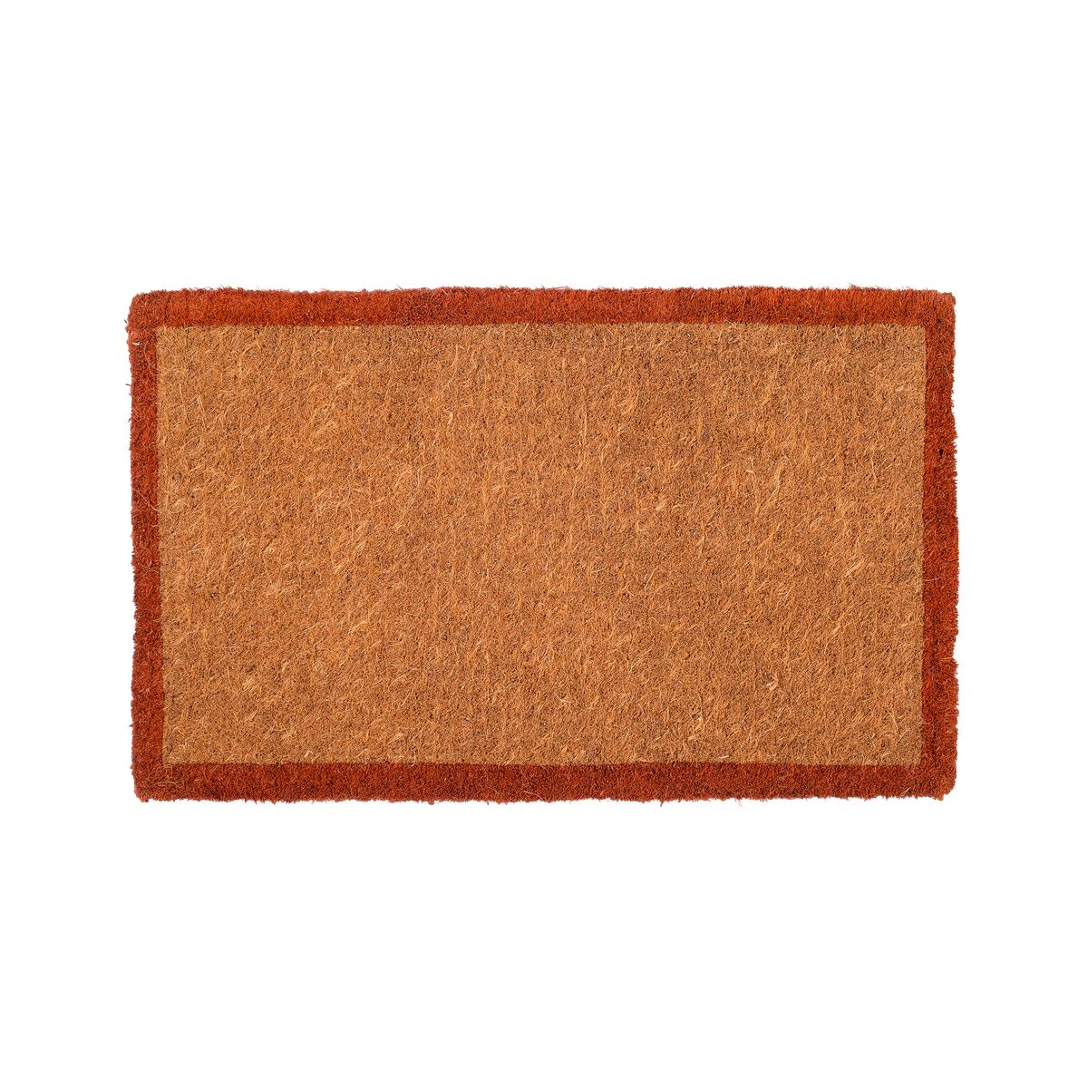 Terracotta Border Coir Doormat
