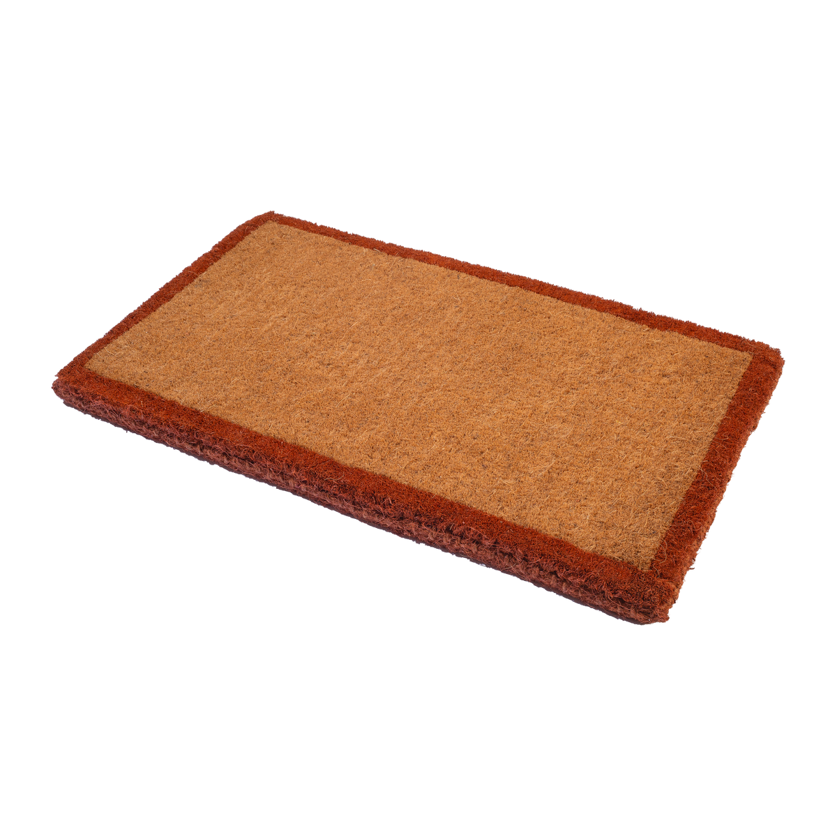 Terracotta Border Coir Doormat