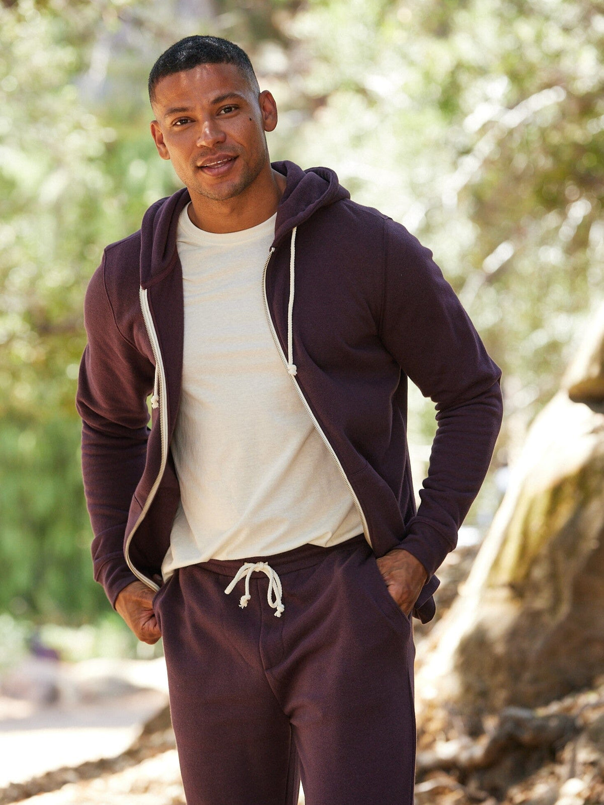 Everyday Triblend Fleece Zip Sweatshirt