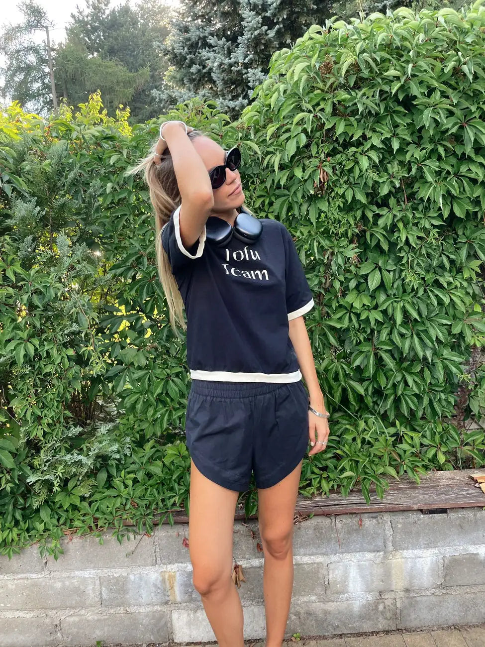 Tofu Team vegan slogan top