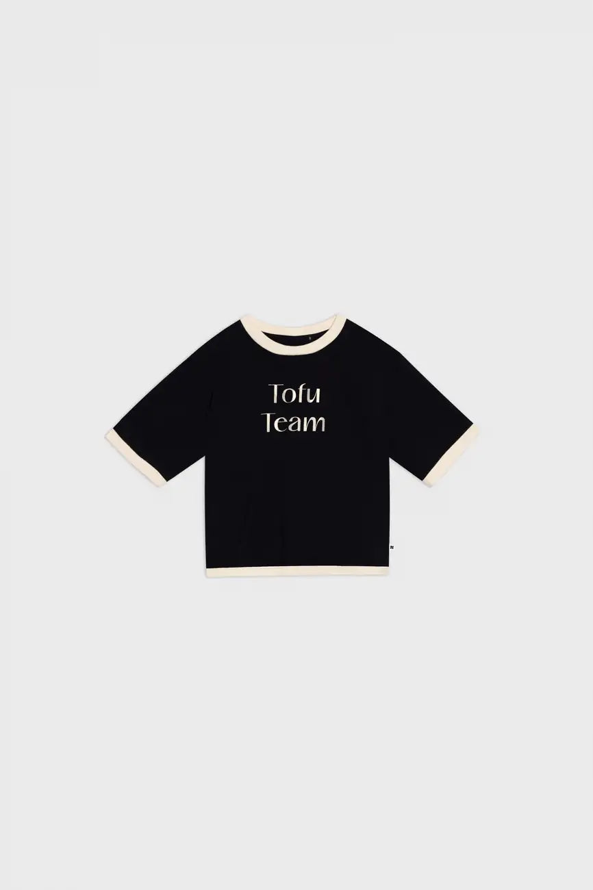 Tofu Team vegan slogan t-shirt