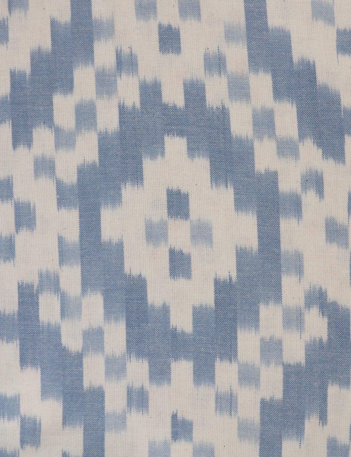 Tranquil Blue Organic Cotton Button Dress