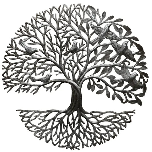 23" Tree of Life Wall Art Garden Design Handmade in Haiti