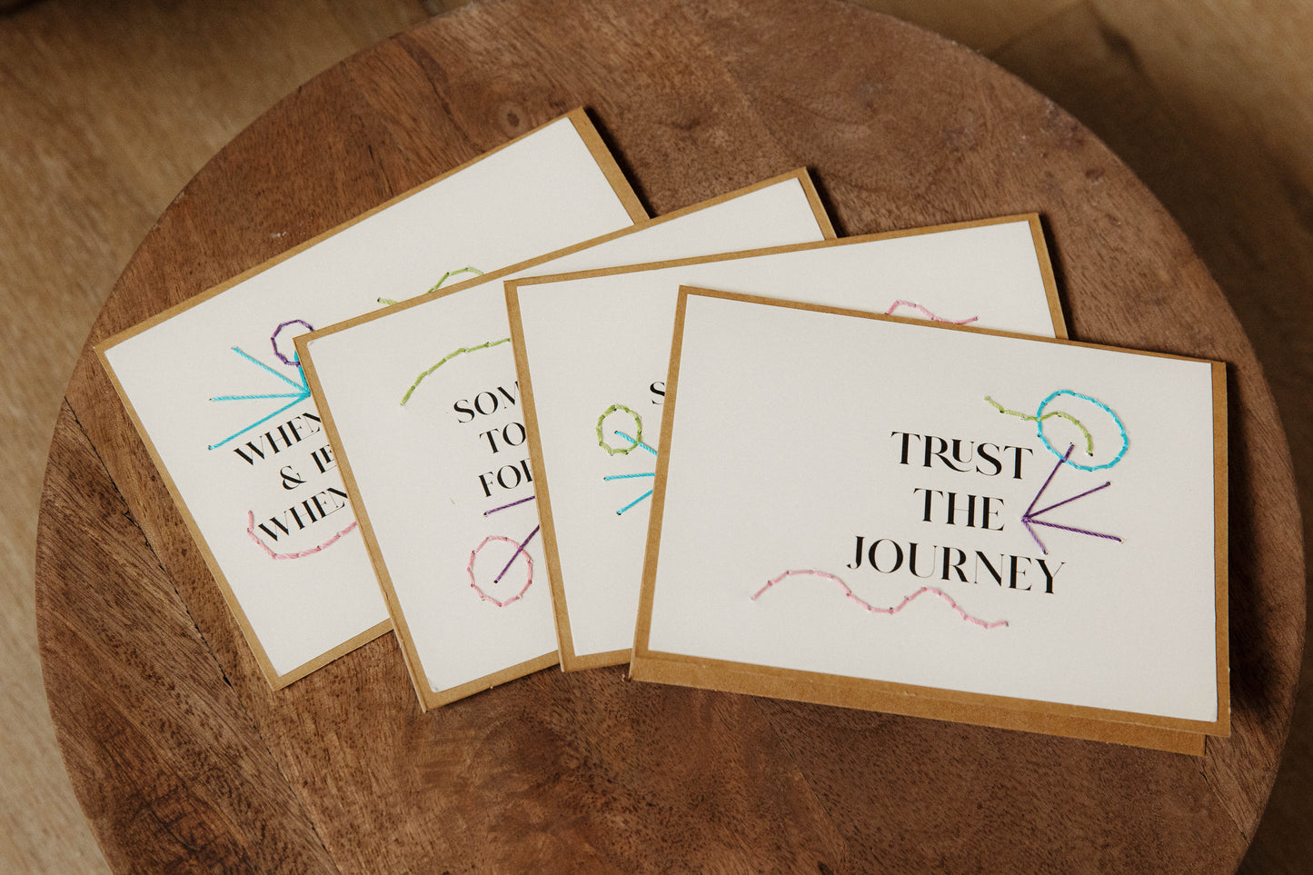 Trust the Journey Greeting Cards