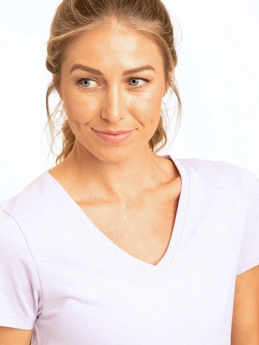Pattie Triblend V-Neck Tee