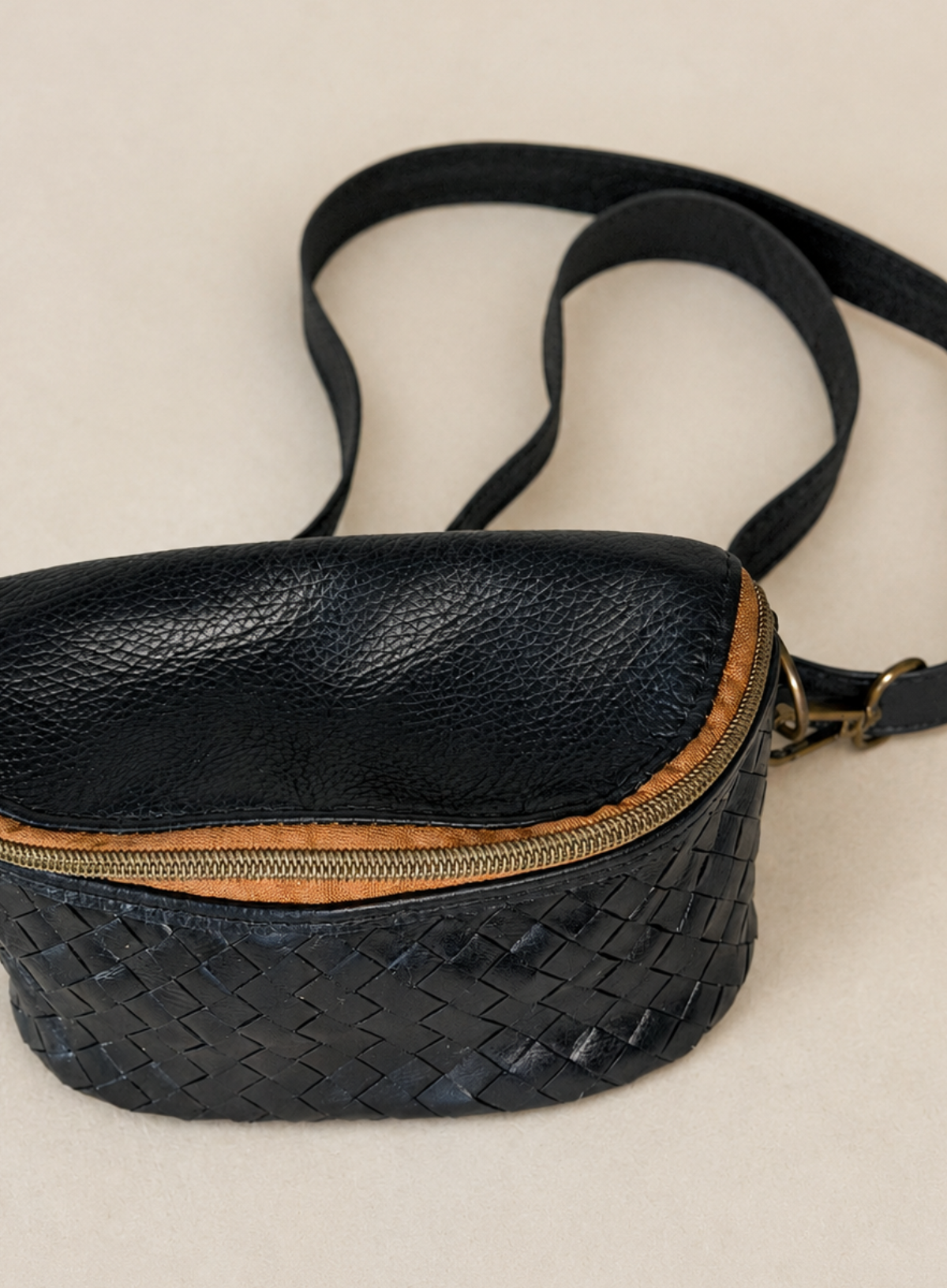 The Nomad Woven Leather Belt Bag