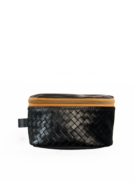 The Nomad Woven Leather Belt Bag