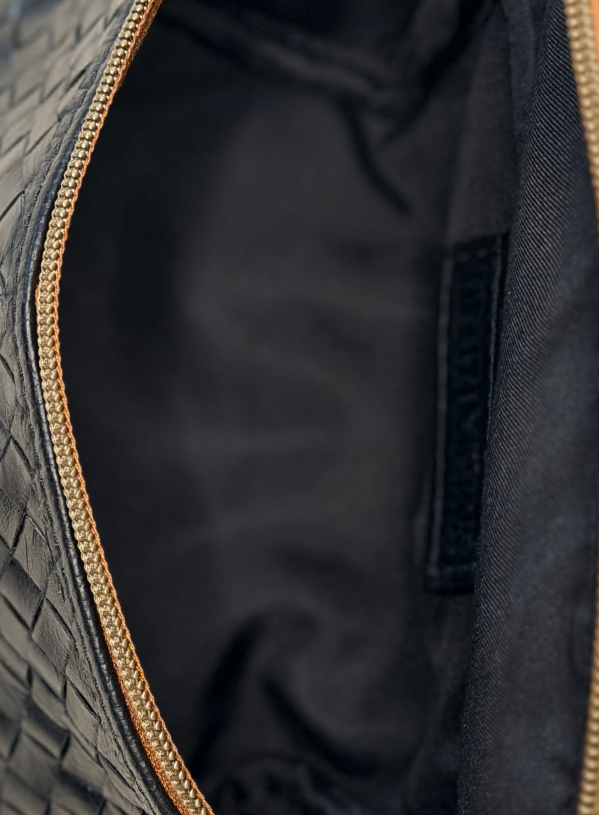 The Nomad Woven Leather Belt Bag